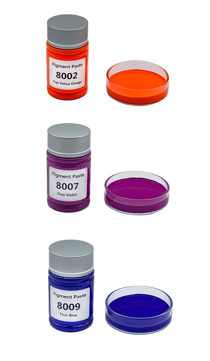Factory Supply Water Based Fluorescent Scariet Tinting Color Pigment Paste for Coating Silk Screen Printing 6