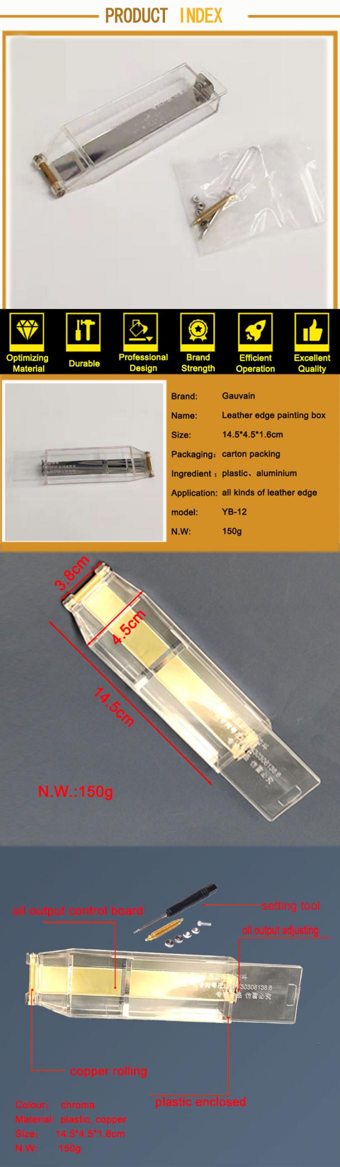 Rand Ink Treatment Roller Pen Handheld verzegeld Transparante Rand Verfgereedschappen voor Lederkant 6