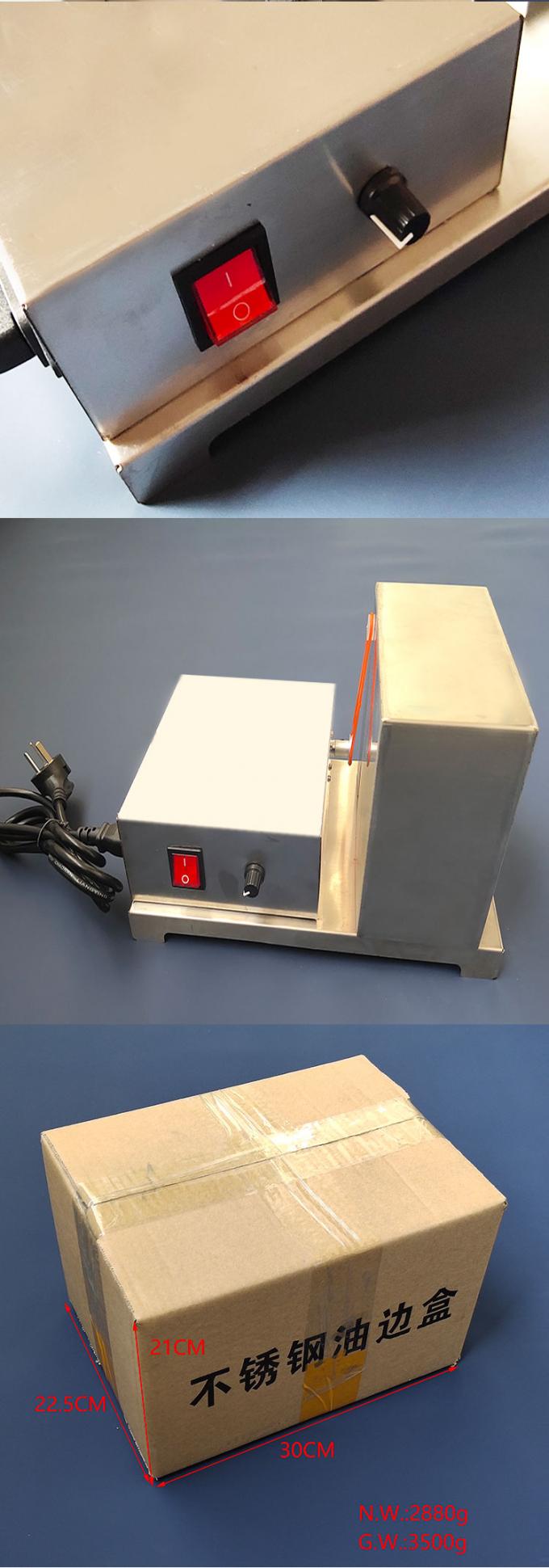 Eenzijdige elektrische leerrandverfmachine voor gordeltassen Makkelijk schoon te maken 220V 10