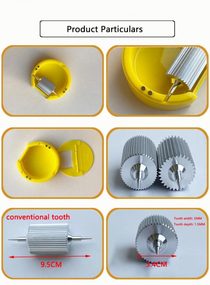Handmatige ronde lagerloze rollenverfdoos voor leerrand coating kleurtool OEM 16