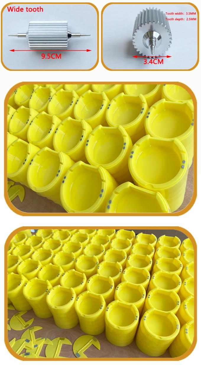 Handmatige ronde lagerloze rollenverfdoos voor leerrand coating kleurtool OEM 18