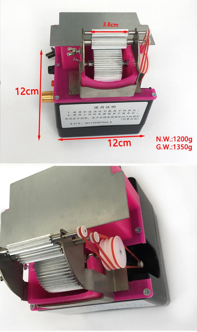 Single-sided Three-wheel Leather Edge Dyeing Machine voor Leather Curved Edge of Straight Edge 8
