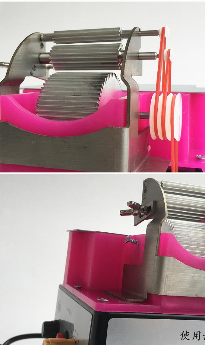 Single-sided Three-wheel Leather Edge Dyeing Machine voor Leather Curved Edge of Straight Edge 12