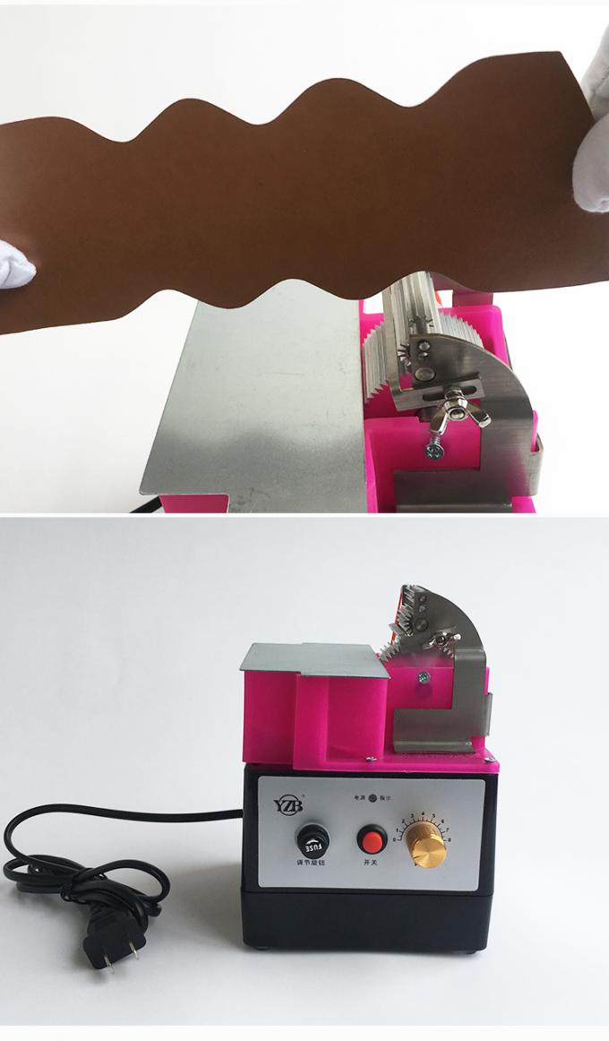 Single-sided Three-wheel Leather Edge Dyeing Machine voor Leather Curved Edge of Straight Edge 14