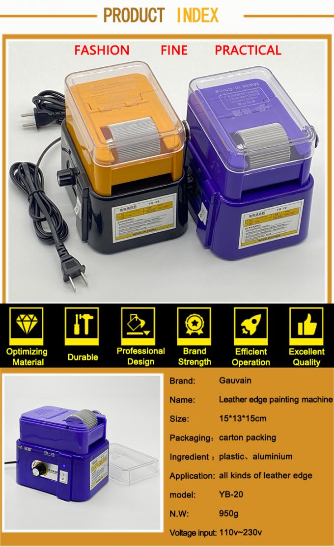 Elektrisch instelbare snelheid Grote capaciteit Lederafkleurmachine Lederafkleurmachine PU PVC Afkleurmachine 6