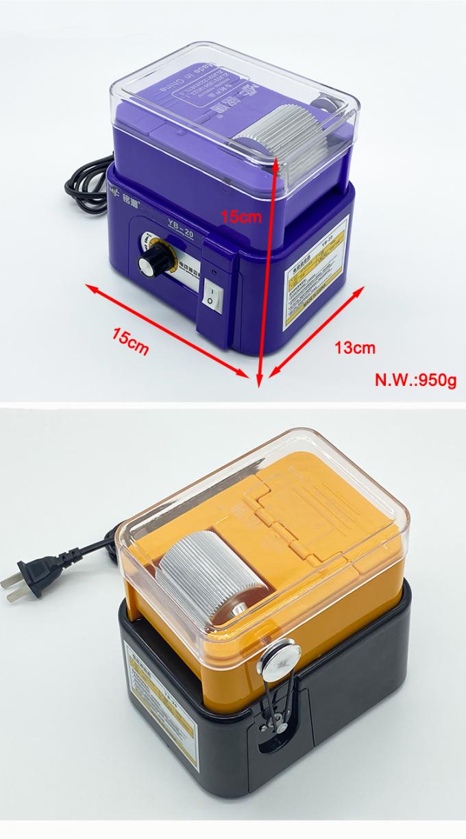 Elektrisch instelbare snelheid Grote capaciteit Lederafkleurmachine Lederafkleurmachine PU PVC Afkleurmachine 8