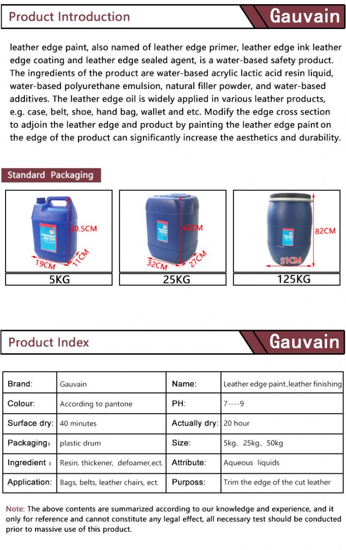 Customized High-class All-weather Polyurethane Leather Coloring Coating & Paint 2