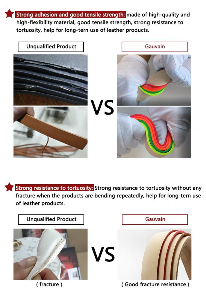 Economische serie op basis van water Leerrand Ink Verschillende kleuren Eenmalige coating Volheid Leerrand Verf 10