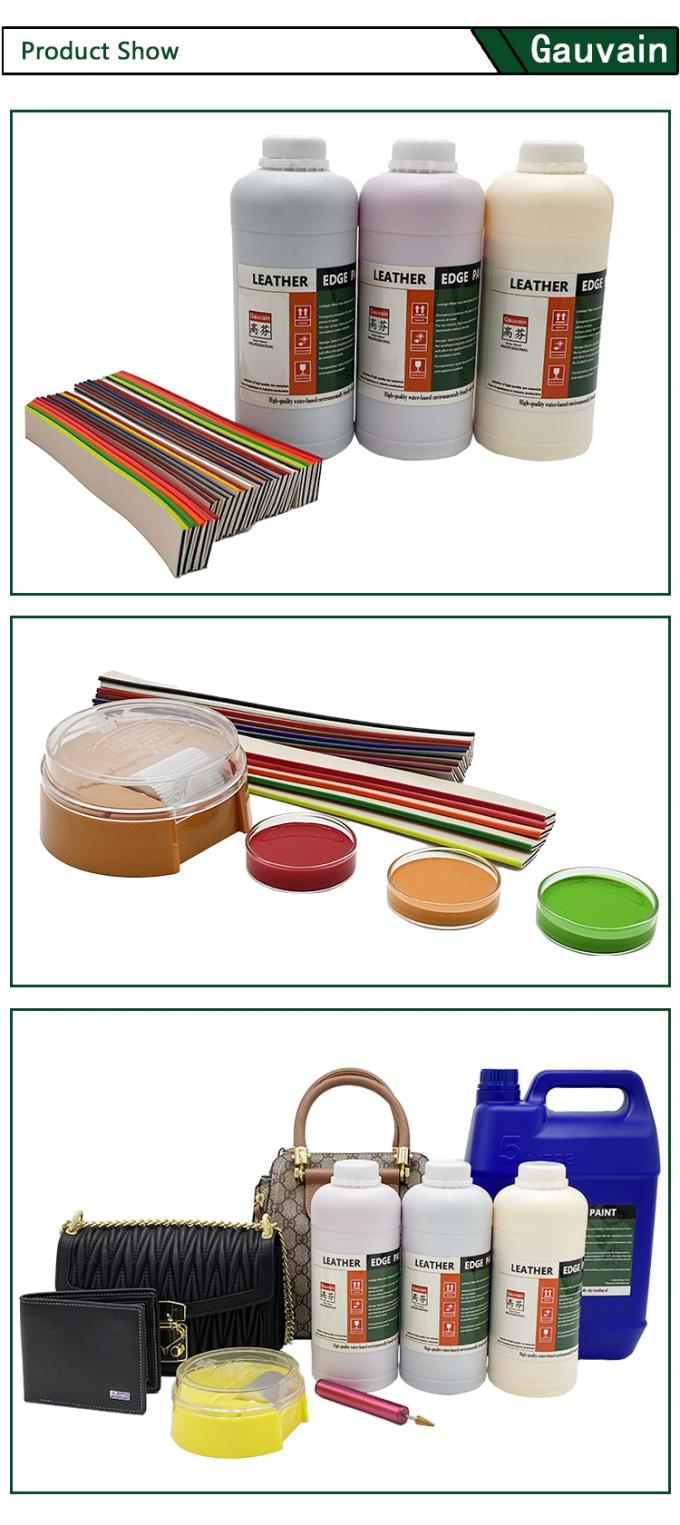 Fabrieken Fabrikanten Tassen Schoenen Coating Agent Kleur Leer Rand Verf Ink Water gebaseerde Leer Rand Verf 2