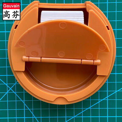 Handmatige ronde lagerloze rollenverfdoos voor leerrand coating kleurtool OEM