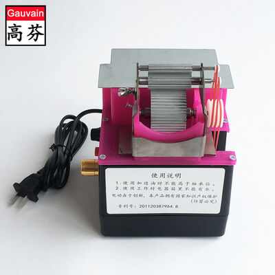 Single-sided Three-wheel Leather Edge Dyeing Machine voor Leather Curved Edge of Straight Edge